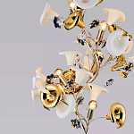 Торшер в виде белых и золотых цветов каллы Refined Taste of Light варинант исполнения - 3 | Loft Concept в Орле