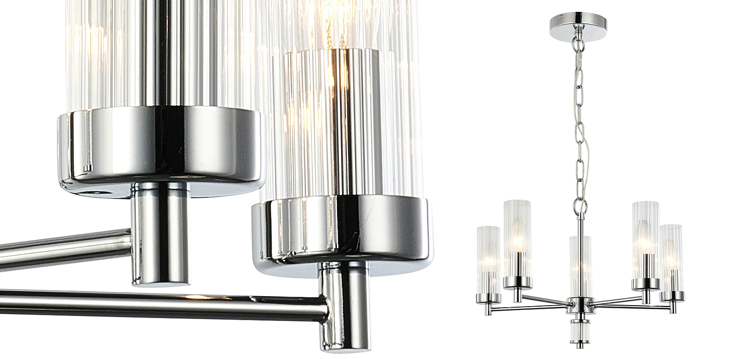 Люстра Jeanette Chandelier Chromium 46 Люстра Jeanette Chandelier Chromium 46 - Loft-Concept в Орле