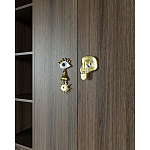 Большой шкаф с витриной Elsa Dreams Walnut варинант исполнения - 5 | Loft Concept в Орле