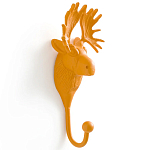 Настенный крючок голова оленя Deer Wall Hook Mustard варинант исполнения - 2 | Loft Concept в Орле