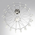 Люстра подвесная из металла с хрустальными прозрачными подвесками Quasar 81 варинант исполнения - 11 | Loft Concept в Орле