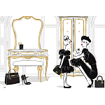 Megan Hess. Te Lttle Blk Dess варинант исполнения - 8 | Loft Concept в Орле