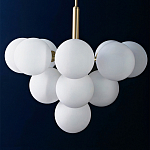 Люстра круглая со стеклянными сферами Maleficent варинант исполнения - 1 | Loft Concept в Орле