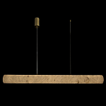 Подвесной светильник линейный цилиндрической формы из натурального алебастра Alabaster Geometry варинант исполнения - 1 | Loft Concept в Орле