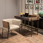 Письменный стол прямоугольный с 2-мя выдвижными ящиками Bristol варинант исполнения - 4 | Loft Concept в Орле