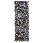 Ковер прямоугольный разноцветный из джинсовой одежды Zero Waste варинант исполнения - 1 | Loft Concept в Орле