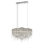 Люстра подвесная с металлическими цепочками и изогнутыми металлическими дугами 72 см Atlantis Chain варинант исполнения - 2 | Loft Concept в Орле