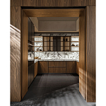 Кухонный гарнитур из массива дуба и камня Ratio Dada Engenereed варинант исполнения - 5 | Loft Concept в Орле