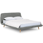 Кровать с мягким изголовьем Palmer Bed варинант исполнения - 10 | Loft Concept в Орле