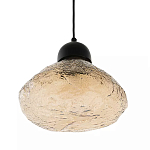 Подвесной светильник с янтарным фактурным плафоном Lamp with Frozen Glass Effect варинант исполнения - 1 | Loft Concept в Орле