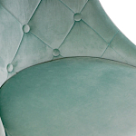 Стул в мятной велюровой обивке Ward Mint Velour Chair варинант исполнения - 5 | Loft Concept в Орле
