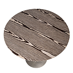 Стол барный круглый высокий с полосатым узором Zebroids варинант исполнения - 2 | Loft Concept в Орле