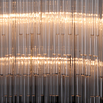 Люстра круглая с прозрачными стеклянными трубками Nembus варинант исполнения - 4 | Loft Concept в Орле