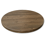 Стол журнальный c коричневой круглой столешницей на трех металлических ножках Charm Coffee Table варинант исполнения - 2 | Loft Concept в Орле