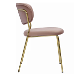 Стул Singer Chair без подлокотников Розовый Велюр варинант исполнения - 2 | Loft Concept в Орле