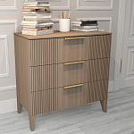 Комод коричневого цвета с 3-мя ящиками Harper Line варинант исполнения - 2 | Loft Concept в Орле