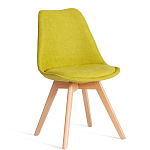 Стул с мягким бархатным сиденьем Chair Tulip варинант исполнения - 3 | Loft Concept в Орле