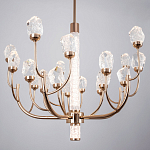 Люстра с декором в виде кристаллов из хрусталя Kenneth Crystal Stone Chandelier 20 варинант исполнения - 3 | Loft Concept в Орле