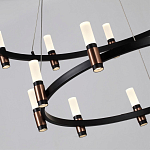 Люстра подвесная с двумя круглыми ярусами и цилиндрическими плафонами Arnaut Light варинант исполнения - 5 | Loft Concept в Орле