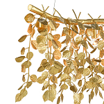 Люстра золотая с декором в виде веток эвкалипта Eucalyptus Branches варинант исполнения - 1 | Loft Concept в Орле