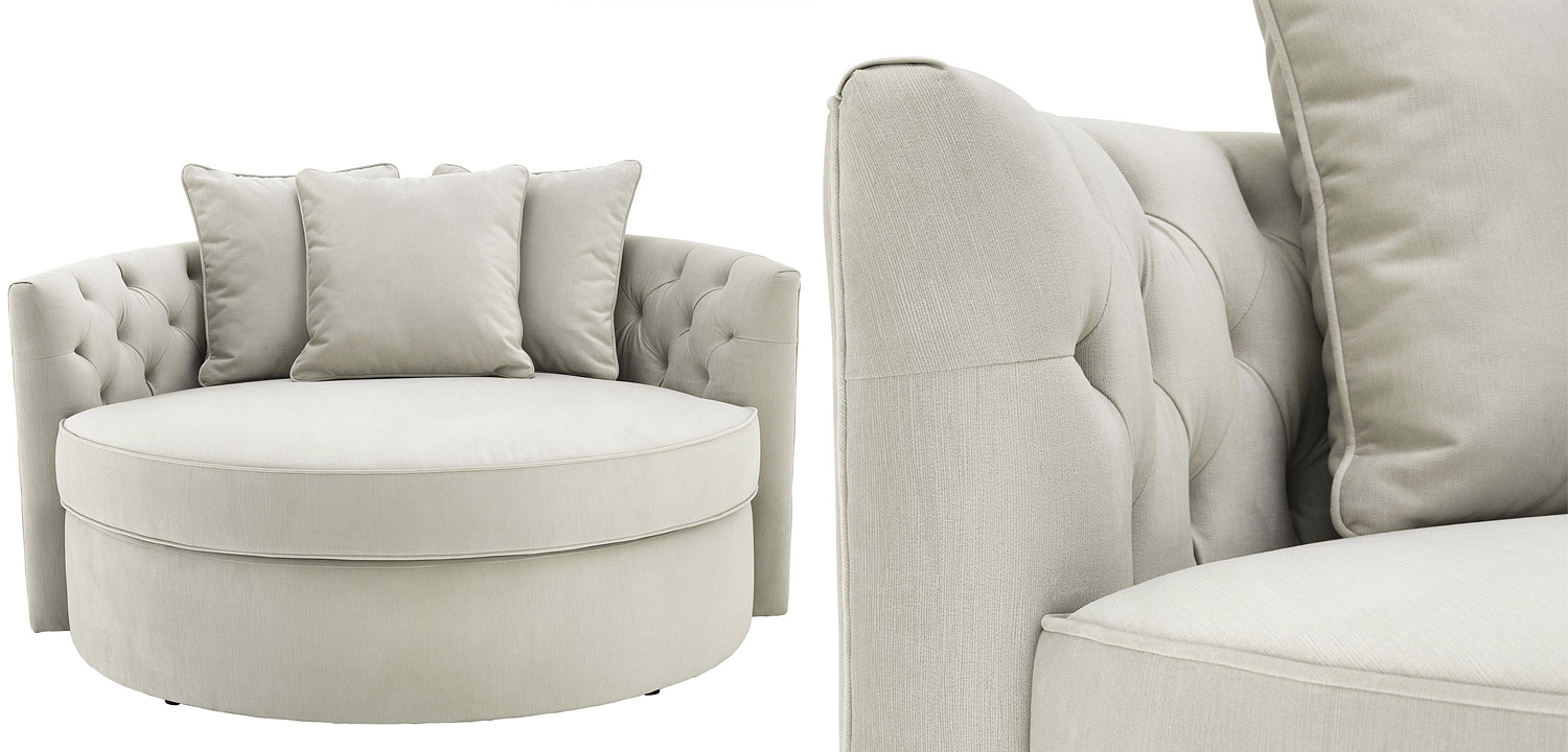 Диван Eichholtz Sofa Carlita Pebble grey Диван Eichholtz Sofa Carlita Pebble grey - Loft-Concept в Орле