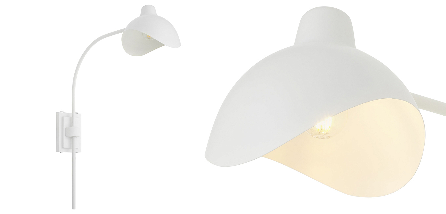 Бра Eichholtz Wall Lamp Pelham White Бра Eichholtz Wall Lamp Pelham White - Loft-Concept в Орле