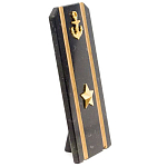 Сувенир Погон Майор ВМФ из натурального камня змеевик Souvenir Epaulets варинант исполнения - 1 | Loft Concept в Орле