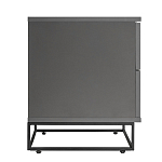 Тумба прикроватная цвета графит с ящиками Strict Lines варинант исполнения - 6 | Loft Concept в Орле