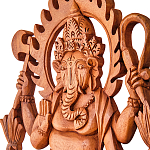 Панно из дерева Ганеша Panel With Animals варинант исполнения - 2 | Loft Concept в Орле