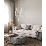 Люстра каскадная с 10-ю прозрачными плафонами Wave Line варинант исполнения - 12 | Loft Concept в Орле