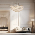 Люстра с каскадом из подвесных прозрачных элементов Attractiveness варинант исполнения - 4 | Loft Concept в Орле