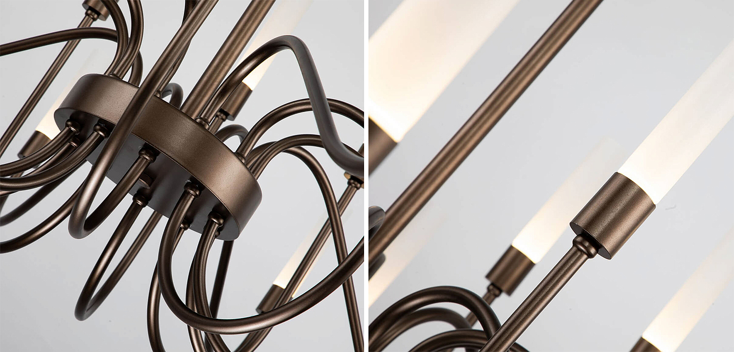 Люстра Faiber Brown Chandelier Люстра Faiber Brown Chandelier - Loft-Concept в Орле