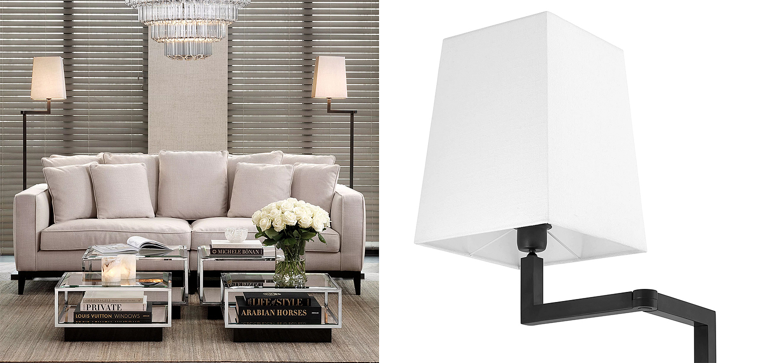 Торшер Eichholtz Floor Lamp Cambell Bronze Торшер Eichholtz Floor Lamp Cambell Bronze - Loft-Concept в Орле