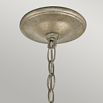 Люстра серебряного цвета с состаренным эффектом и декоративным подвесным шаром Kichler варинант исполнения - 9 | Loft Concept в Орле