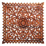 Панно из дерева квадратное Tracery Panel With Trees варинант исполнения - 1 | Loft Concept в Орле