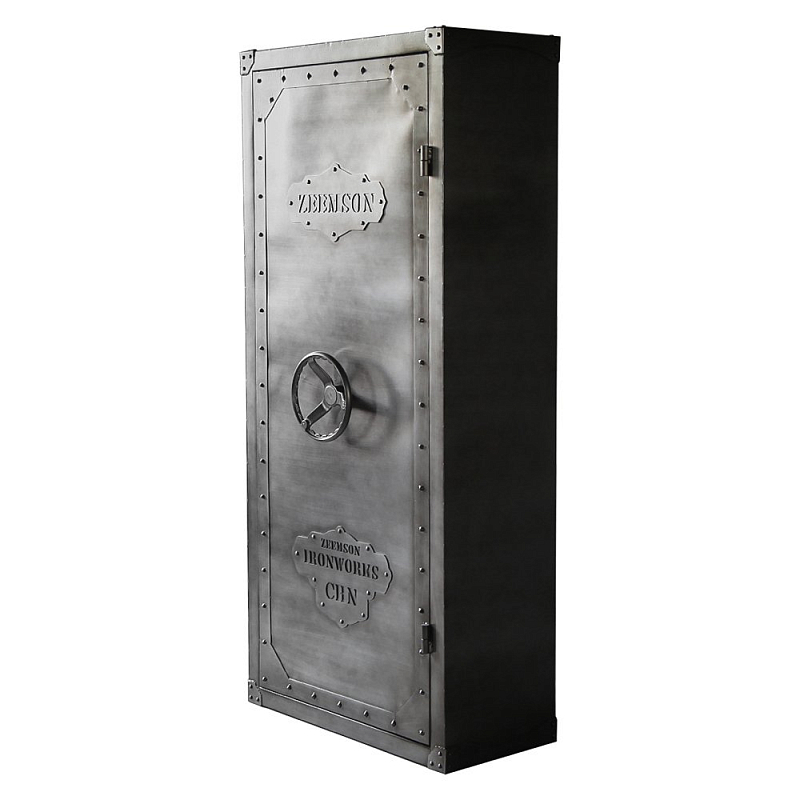 Шкаф Loft Safe 1 секция Серебряный Шкаф Loft Safe 1 секция Серебряный в Орле | Loft Concept