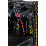 Кресло "Баския и Уорхол" Basquiat Warhol graffiti chair натуральная кожа варинант исполнения - 6 | Loft Concept в Орле