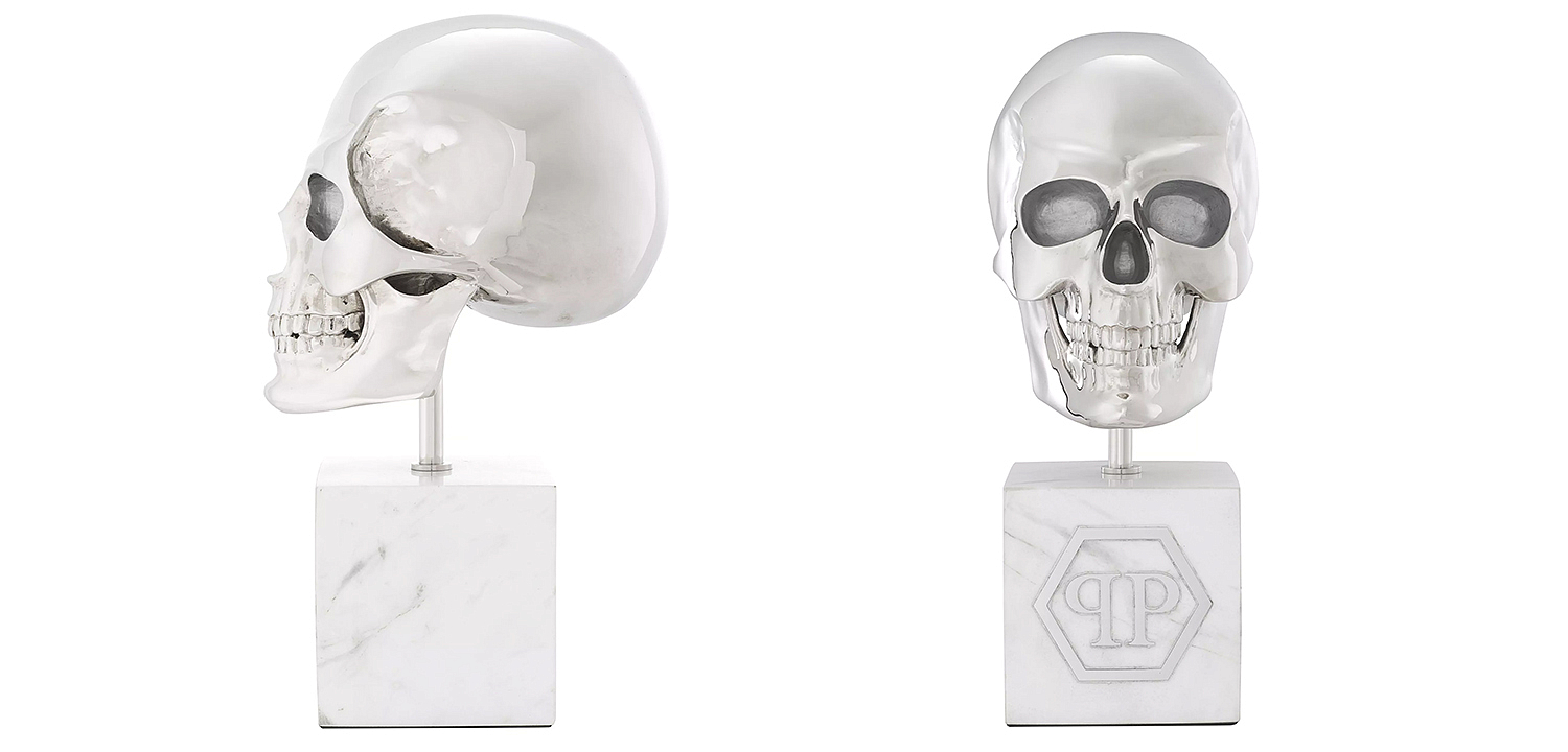Статуэтка Philipp Plein Platinum Skull L Статуэтка Philipp Plein Platinum Skull L - Loft-Concept в Орле