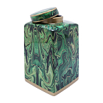 Ваза с малахитовым узором MALACHITE варинант исполнения - 3 | Loft Concept в Орле