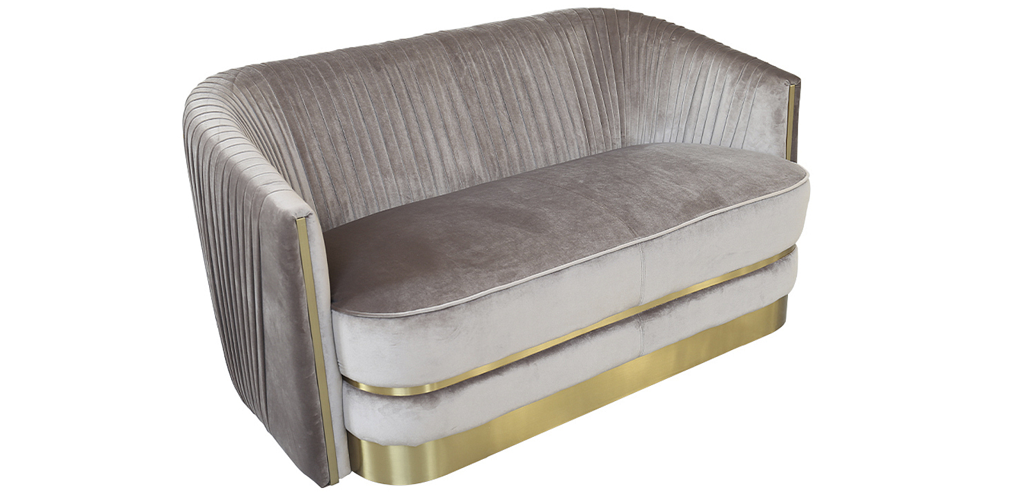 Диван двухместный велюр Bolger sofa Диван двухместный велюр Bolger sofa - Loft-Concept в Орле