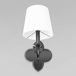 Бра с белым текстильным абажуром и фигурным основанием с зеркальной вставкой Vitorino варинант исполнения - 10 | Loft Concept в Орле