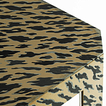 Дизайнерский кофейный стол с рисунком леопард Neytiri Beige Leopard варинант исполнения - 2 | Loft Concept в Орле