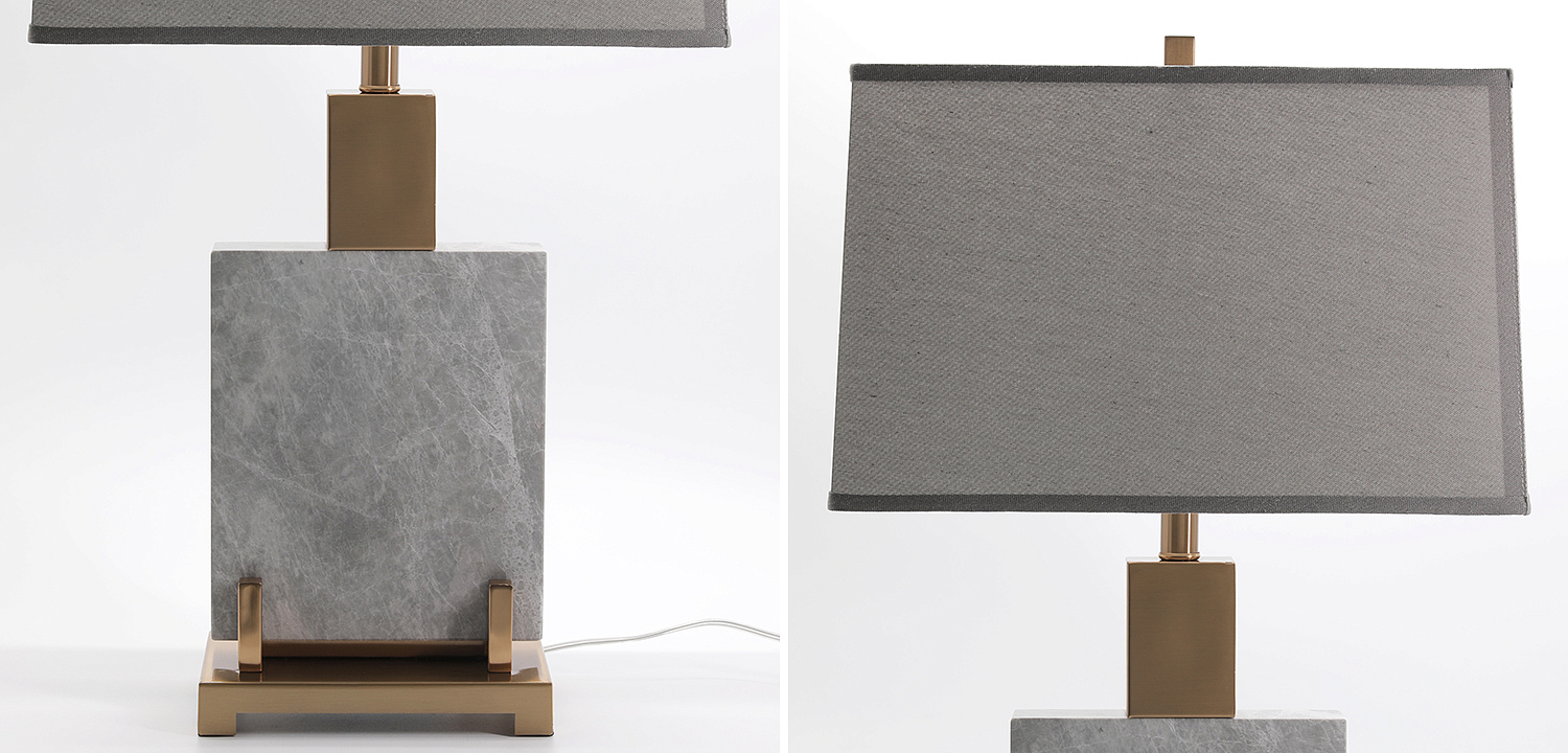 Настольная лампа Table lamp marble Grey Настольная лампа Table lamp marble Grey - Loft-Concept в Орле