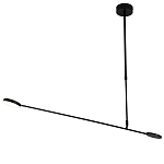 Потолочный светильник светодиодный черный металл Bendik  варинант исполнения - 1 | Loft Concept в Орле