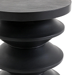 Фигурный приставной столик черного цвета AMORPHOUS варинант исполнения - 2 | Loft Concept в Орле