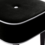 Квадратный мягкий пуф на черных ножках Winton Pouf Square варинант исполнения - 6 | Loft Concept в Орле