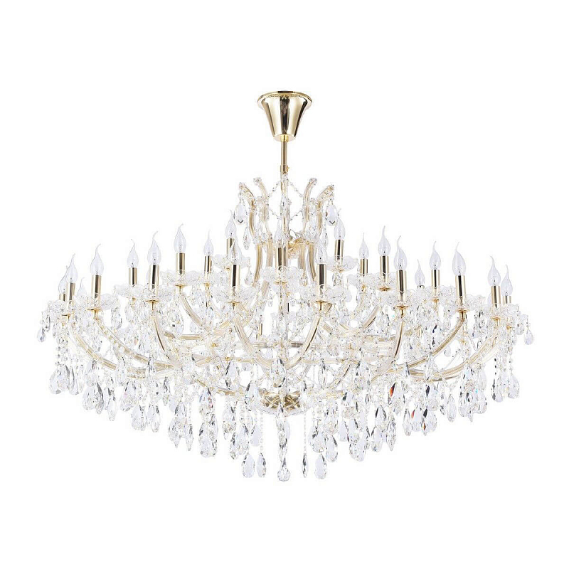 Люстра Pasquale Chandelier 35 Золотой Прозрачный Люстра Pasquale Chandelier 35 Золотой Прозрачный в Орле | Loft Concept