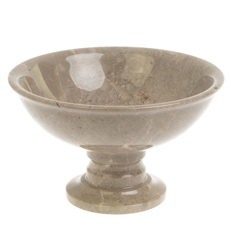 Конфетница из бежевого мрамора Stone Candy Bowl Бежевый в Орле | Loft Concept 