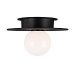 Потолочный светильник с шарообразным плафоном из белого матового стекла Generation Lighting варинант исполнения - 1 | Loft Concept в Орле