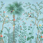 Обои ручная роспись Amazonia Duck Egg варинант исполнения - 1 | Loft Concept в Орле